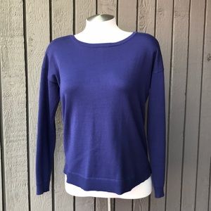 Cable & Gauge Cobalt Blue Sweater (size S)
